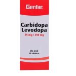 Carbidopa + Levodopa 25/250 mg 30 tab I GENFAR