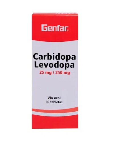Carbidopa + Levodopa 25/250 mg 30 tab I GENFAR