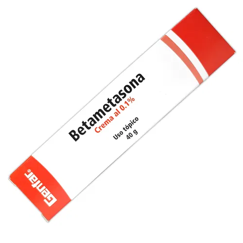 Betametasona 0.1% crema tubo 40 g I GENFAR